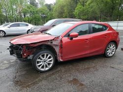 Mazda salvage cars for sale: 2015 Mazda 3 Grand Touring