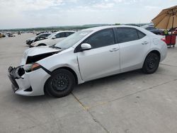 Salvage cars for sale at Grand Prairie, TX auction: 2017 Toyota Corolla L
