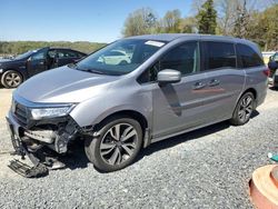 Salvage cars for sale at Concord, NC auction: 2021 Honda Odyssey Touring