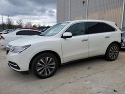 Salvage cars for sale at Lawrenceburg, KY auction: 2016 Acura MDX Technology