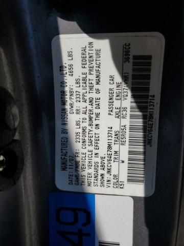 2008 Infiniti G37 Base