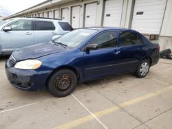 Salvage cars for sale from Copart Louisville, KY: 2006 Toyota Corolla CE