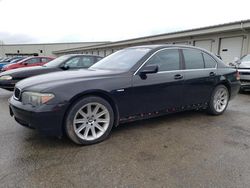 Salvage cars for sale at Louisville, KY auction: 2004 BMW 745 I