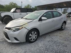 Toyota Corolla l salvage cars for sale: 2015 Toyota Corolla L