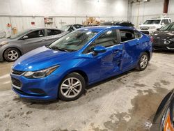 Salvage cars for sale at Milwaukee, WI auction: 2017 Chevrolet Cruze LT