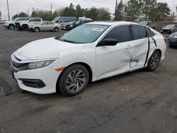 Honda Civic ex salvage cars for sale: 2016 Honda Civic EX