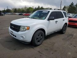 Vehiculos salvage en venta de Copart Denver, CO: 2012 Ford Escape XLT