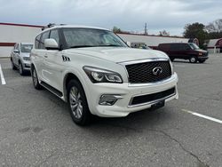 Infiniti QX80 Base salvage cars for sale: 2017 Infiniti QX80 Base