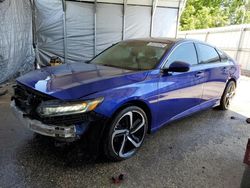 Salvage cars for sale at Midway, FL auction: 2019 Honda Accord Sport