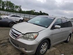 Salvage cars for sale from Copart Spartanburg, SC: 2006 Honda Odyssey Touring