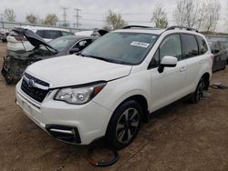 Salvage cars for sale at Elgin, IL auction: 2017 Subaru Forester 2.5I Premium