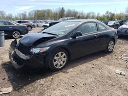 Salvage cars for sale at Chalfont, PA auction: 2010 Honda Civic LX