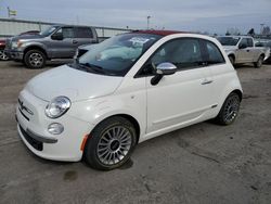 Salvage cars for sale at Dyer, IN auction: 2013 Fiat 500 Lounge
