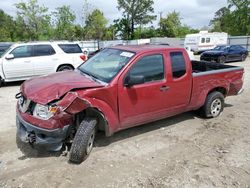 Salvage cars for sale from Copart Hampton, VA: 2007 Nissan Frontier King Cab XE