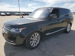 Salvage cars for sale from Copart Wilmer, TX: 2016 Land Rover Range Rover HSE