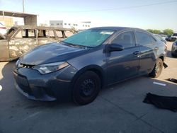 2014 Toyota Corolla L en venta en Grand Prairie, TX