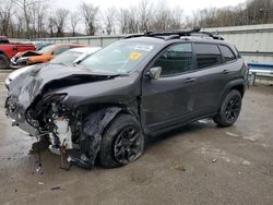 Salvage cars for sale from Copart Ellwood City, PA: 2022 Jeep Cherokee Latitude