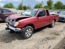 Salvage cars for sale from Copart Midway, FL: 1999 Nissan Frontier King Cab XE