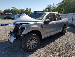 Salvage cars for sale from Copart Riverview, FL: 2022 Ford F150 Supercrew