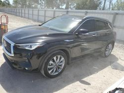 Salvage cars for sale from Copart Riverview, FL: 2022 Infiniti QX50 Essential