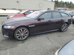 Salvage cars for sale at Exeter, RI auction: 2018 Jaguar XF S