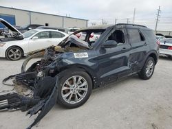 Salvage cars for sale from Copart Haslet, TX: 2023 Ford Explorer XLT