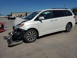 Salvage cars for sale at Wilmer, TX auction: 2020 Toyota Sienna XLE