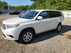 Toyota Highlander salvage cars for sale: 2012 Toyota Highlander Base