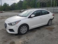 Salvage cars for sale from Copart Savannah, GA: 2019 Hyundai Accent SE