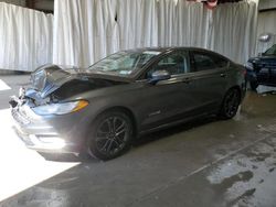 Salvage cars for sale from Copart Albany, NY: 2018 Ford Fusion SE Hybrid