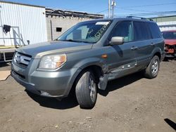 Salvage cars for sale at New Britain, CT auction: 2007 Honda Pilot EX