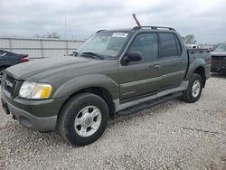 Salvage cars for sale from Copart Kansas City, KS: 2002 Ford Explorer Sport Trac