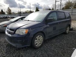 Salvage cars for sale at Portland, OR auction: 2014 Dodge Grand Caravan SE