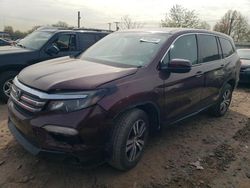 Honda salvage cars for sale: 2016 Honda Pilot Exln