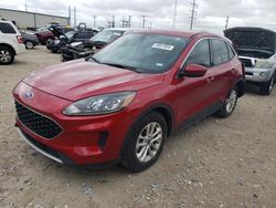 Salvage cars for sale from Copart Haslet, TX: 2020 Ford Escape SE