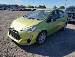 Salvage cars for sale at Sacramento, CA auction: 2015 Toyota Prius C