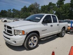 Salvage cars for sale from Copart Ocala, FL: 2005 Dodge RAM 1500 ST