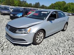 Salvage cars for sale at Mebane, NC auction: 2015 Volkswagen Jetta SE