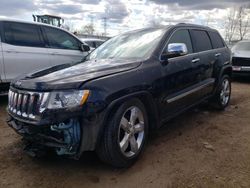 Jeep Grand Cherokee salvage cars for sale: 2012 Jeep Grand Cherokee Overland