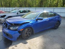 Salvage cars for sale at Glassboro, NJ auction: 2019 Honda Civic Sport