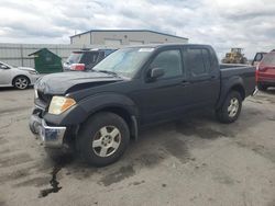 Salvage cars for sale from Copart Assonet, MA: 2005 Nissan Frontier Crew Cab LE