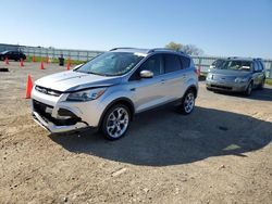 Salvage cars for sale at Mcfarland, WI auction: 2014 Ford Escape Titanium