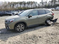Salvage cars for sale from Copart Waldorf, MD: 2021 Subaru Forester Limited