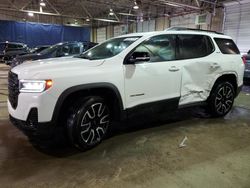 Salvage cars for sale from Copart Woodhaven, MI: 2021 GMC Acadia SLE