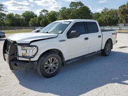 Salvage cars for sale at Fort Pierce, FL auction: 2017 Ford F150 Supercrew