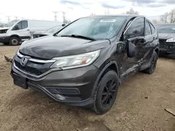 Salvage cars for sale from Copart Elgin, IL: 2015 Honda CR-V LX