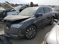 Salvage cars for sale at Martinez, CA auction: 2015 Acura MDX Technology