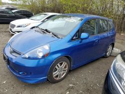 Honda FIT salvage cars for sale: 2007 Honda FIT S