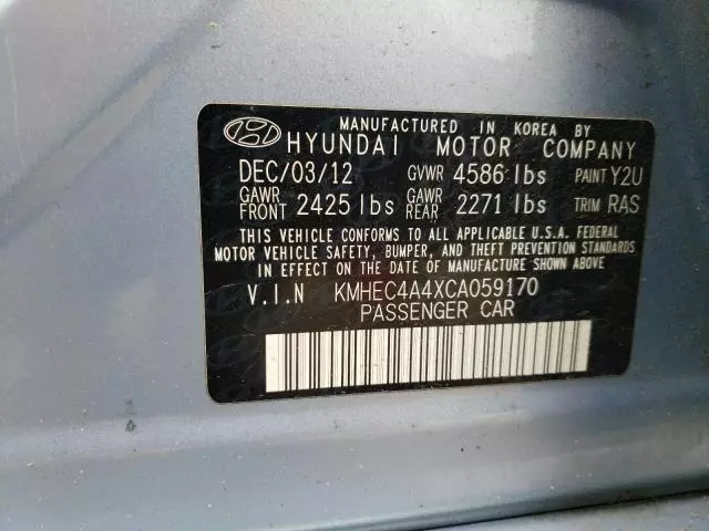 2012 Hyundai Sonata Hybrid