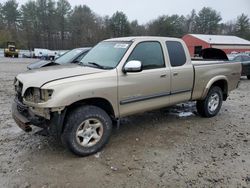 Salvage trucks for sale at Mendon, MA auction: 2003 Toyota Tundra Access Cab SR5